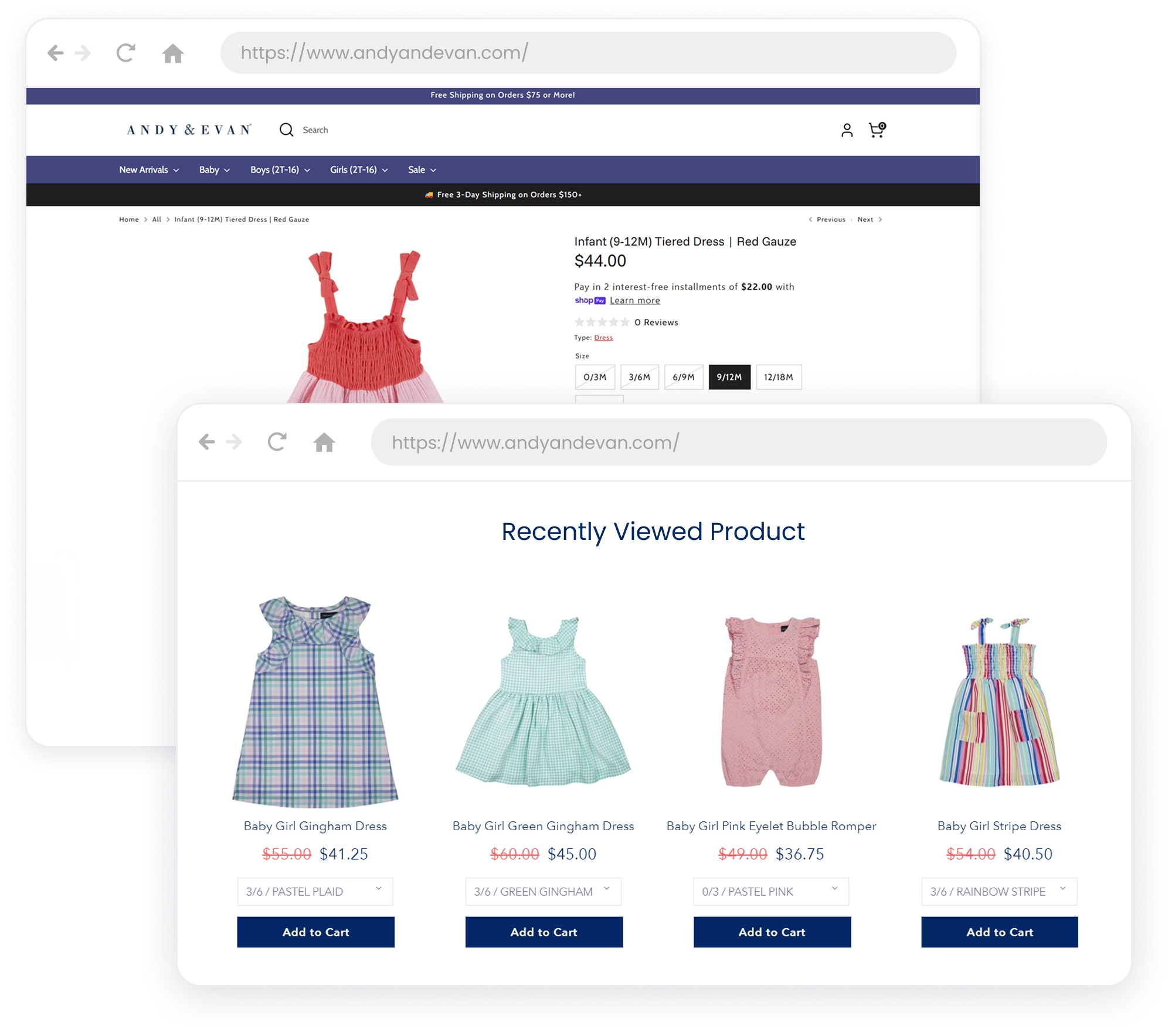 Recently viewed products