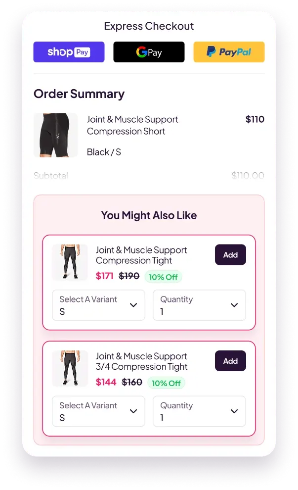 checkout extension