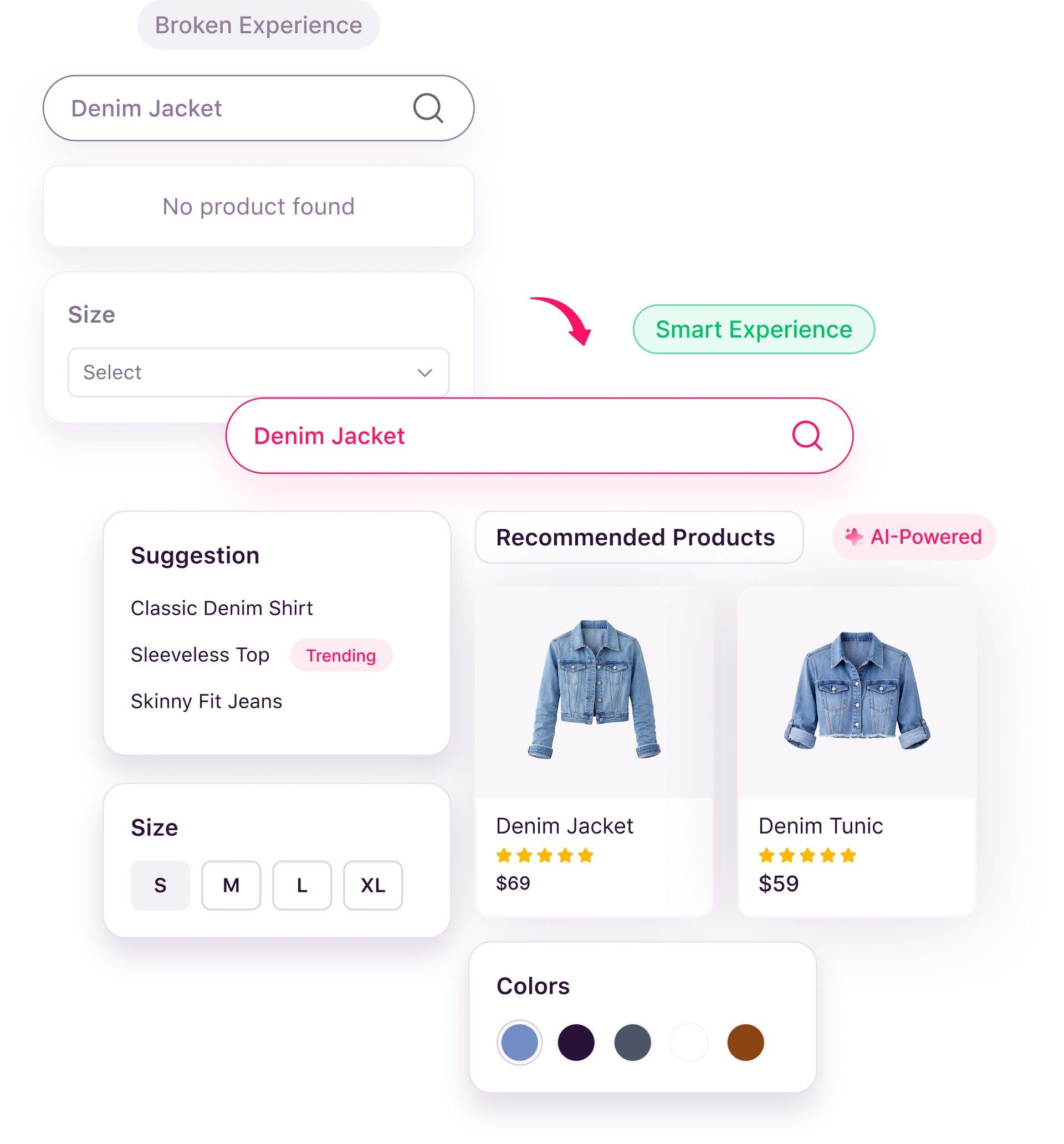 WISER Intelli Search & Filters UI