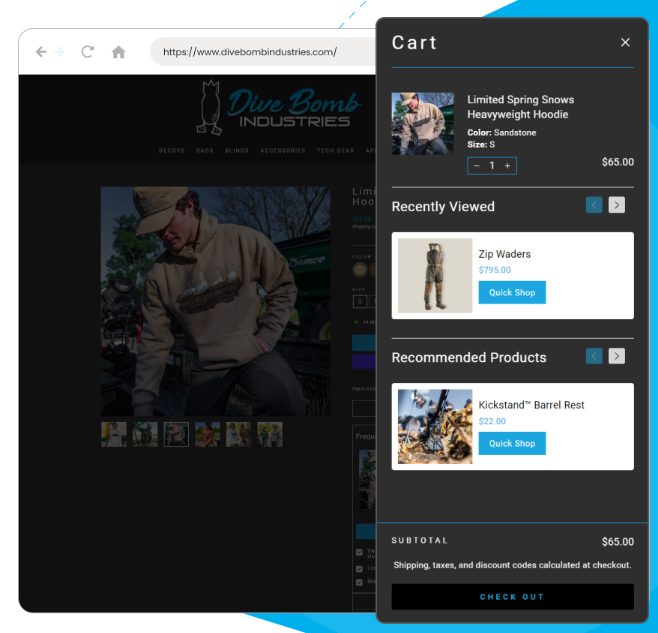 Shopify personalised product recommendations - WISER
