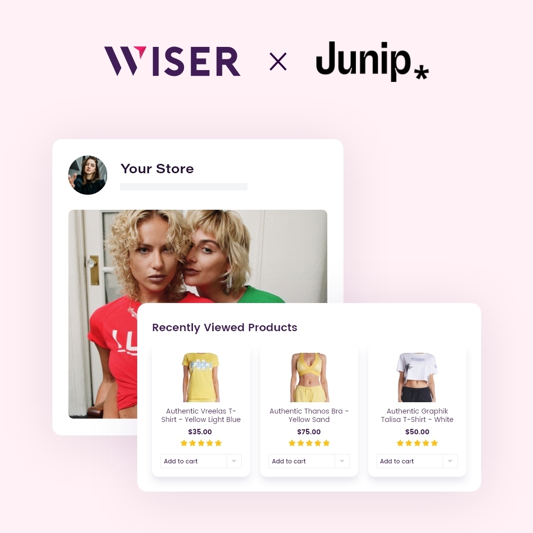 Junip-Wiser integration for shopify stores
