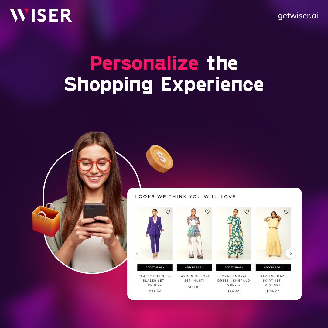 Personalized shopping experience to customers