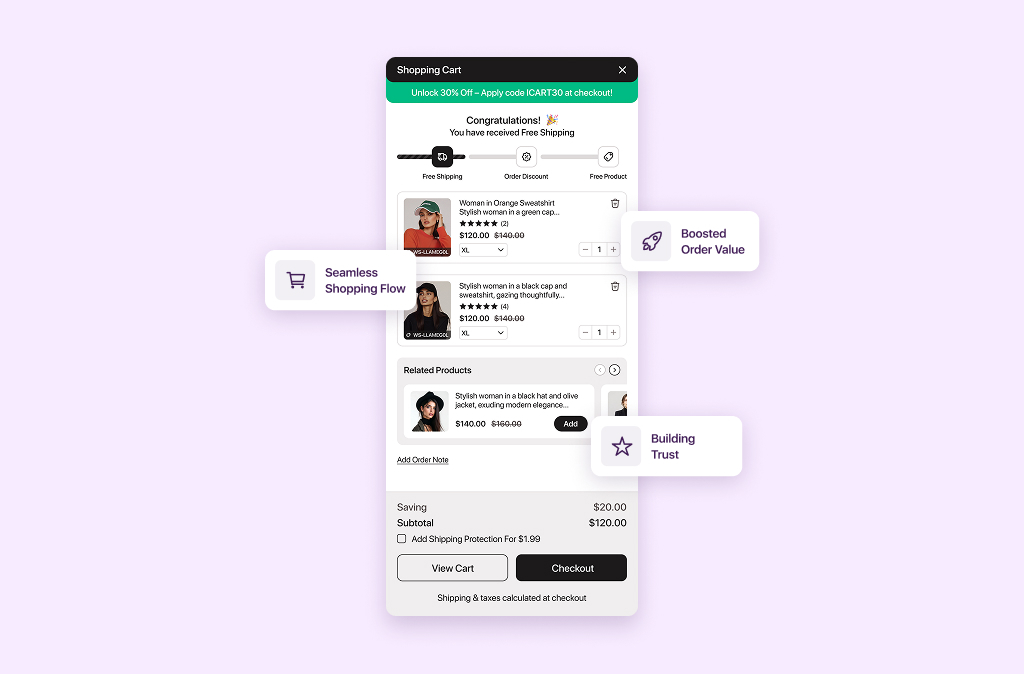 Shopify Cart Drawer App Improves Shopping experience