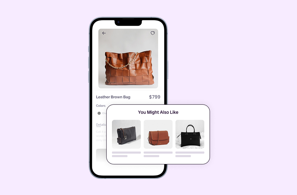 Mobile First AI product recommendations shopify
