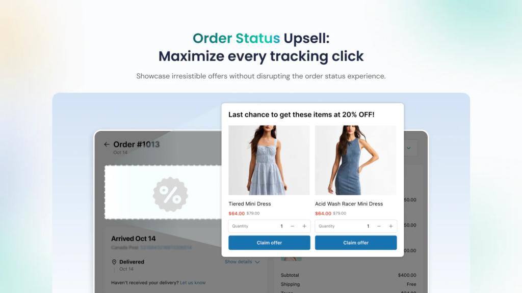 Post-purchase apps for shopify stores