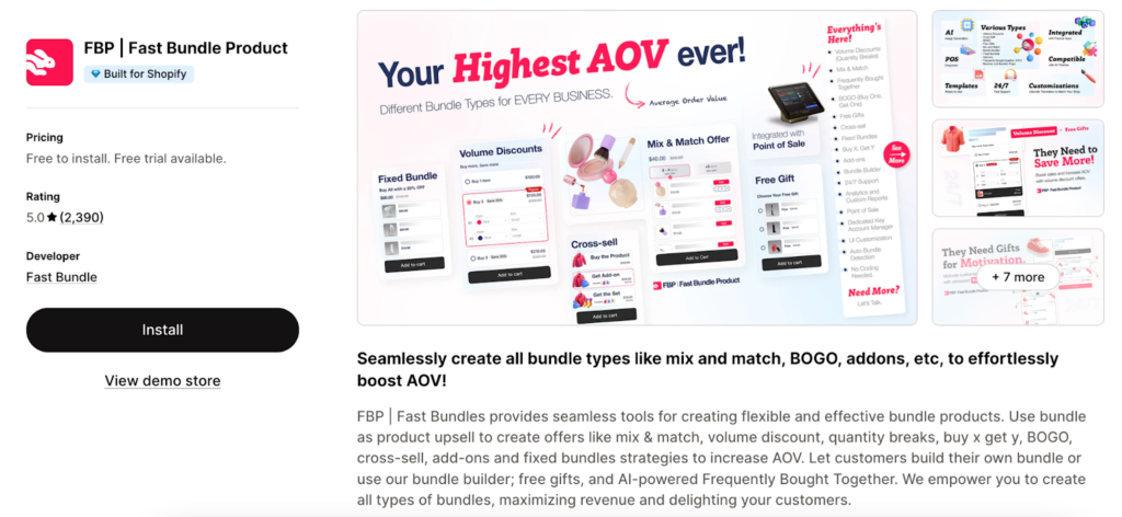bundle builder page app