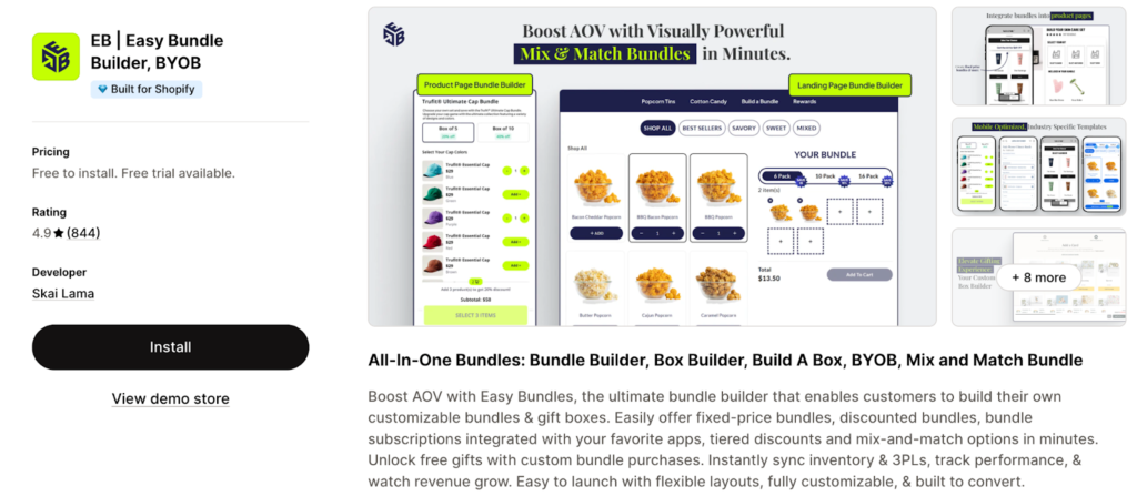 Shopify Apps for Building Product Bundle Builder Page Apps