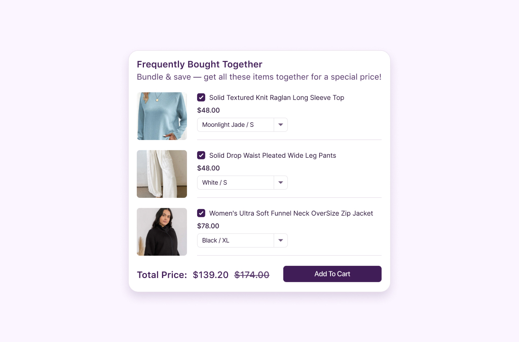 BFCM Strategies - Frequently bought together WISEr widget
