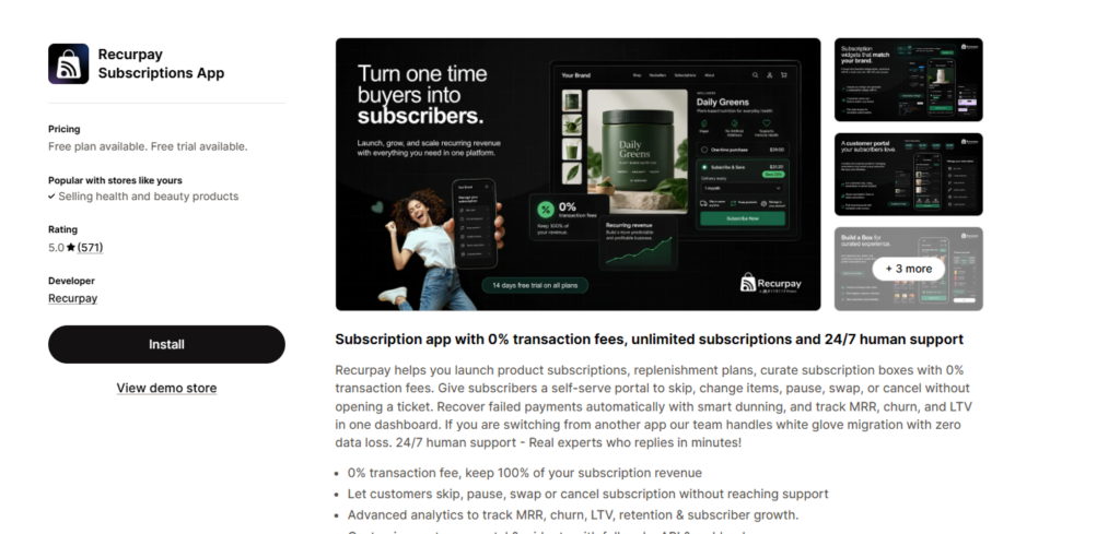 Best Subscription apps for Shopify stores