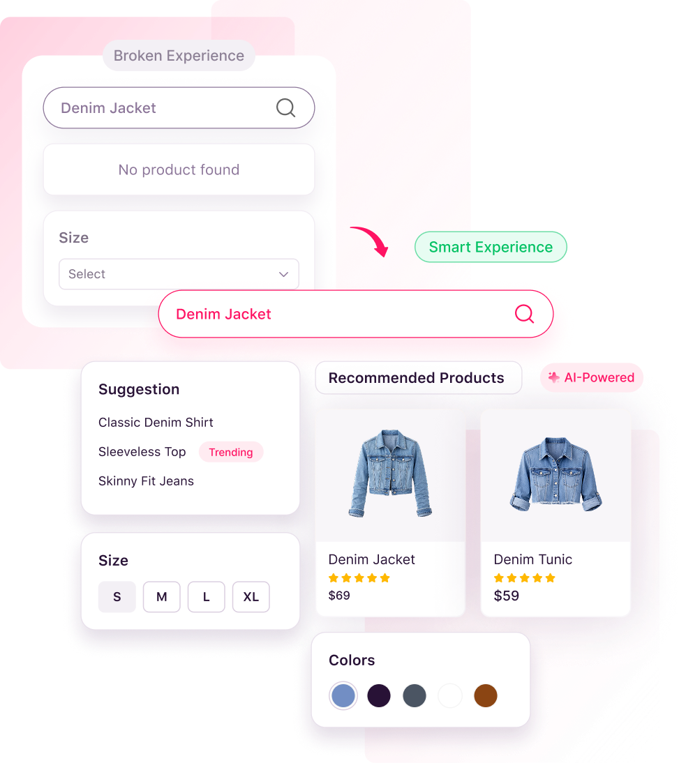 WISER Intelli Search & Filters UI