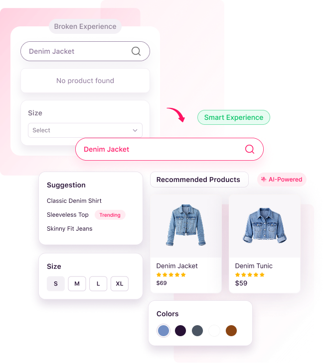 WISER Intelli Search & Filters UI